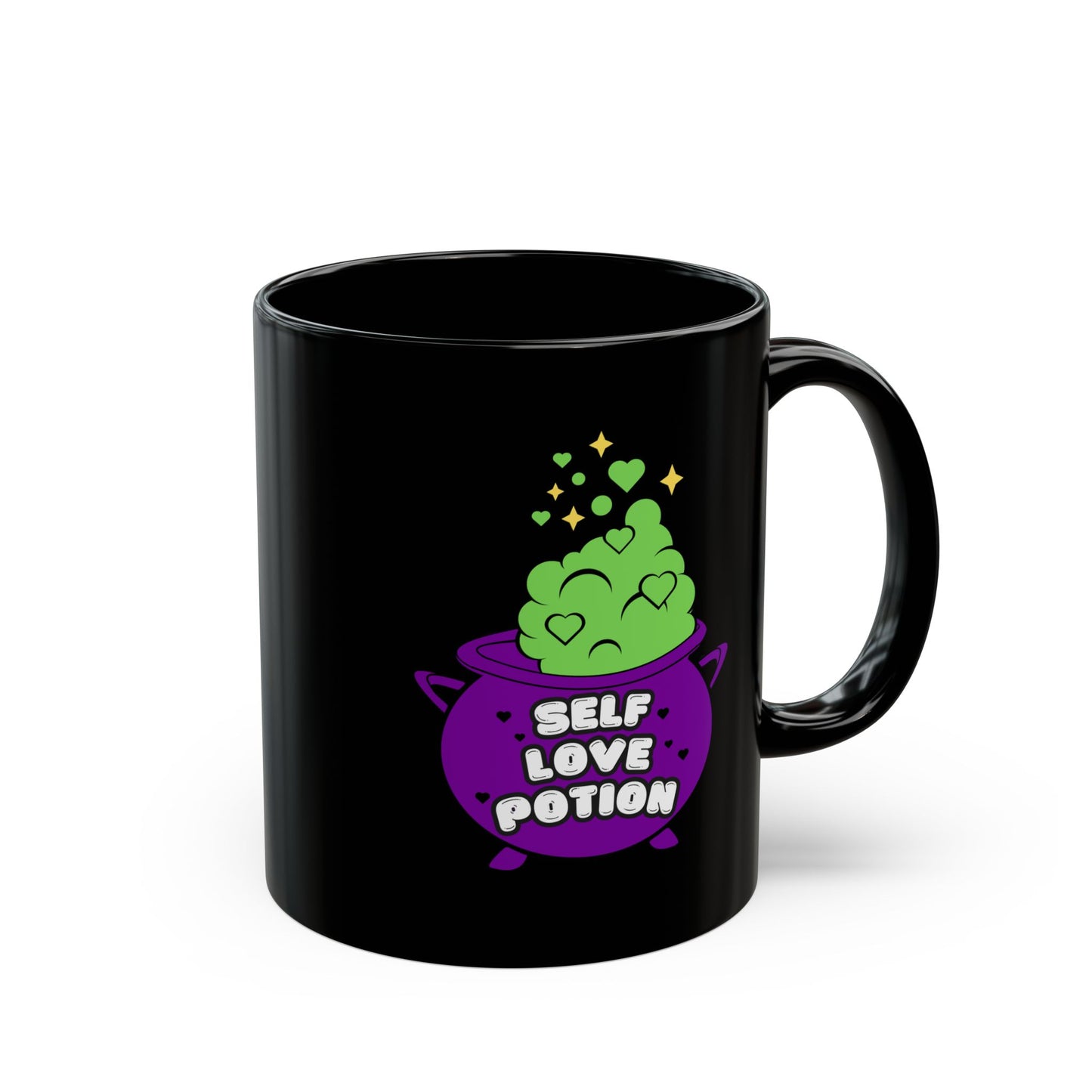 Self Love Potion 11oz Coffee Mug (BLACK)