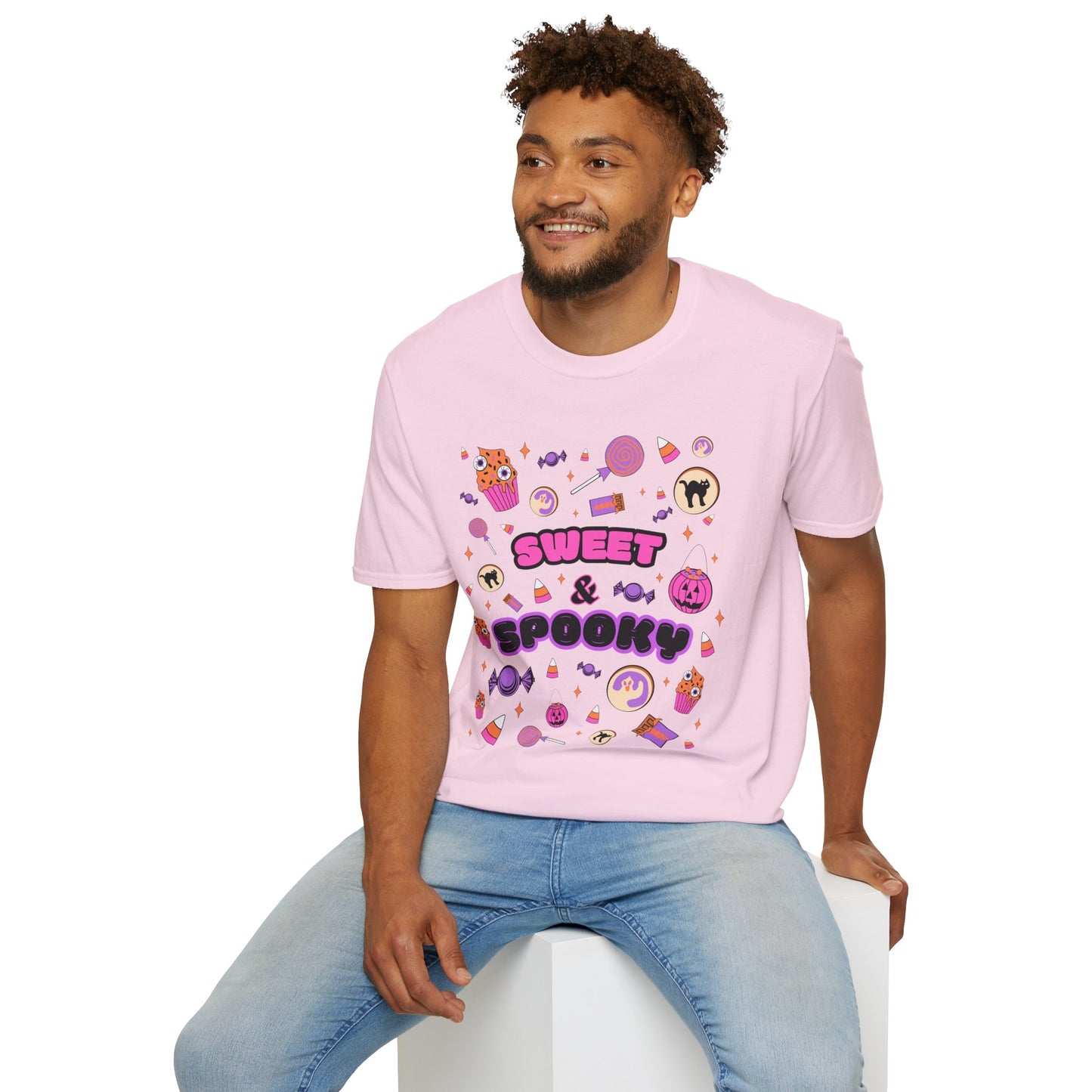 Sweet & Spooky T-Shirt (LIGHT PINK)
