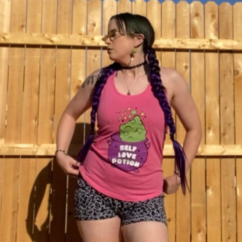 Self-Love Potion Women's Racerback Tank Top