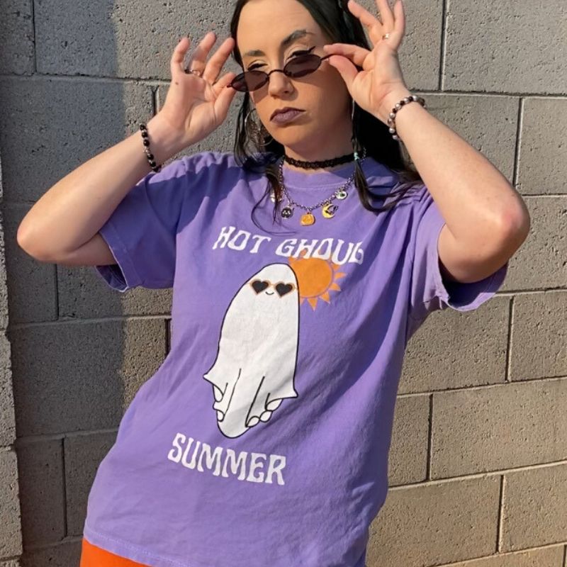 Hot Ghoul Summer Tee, Summerween T-Shirt