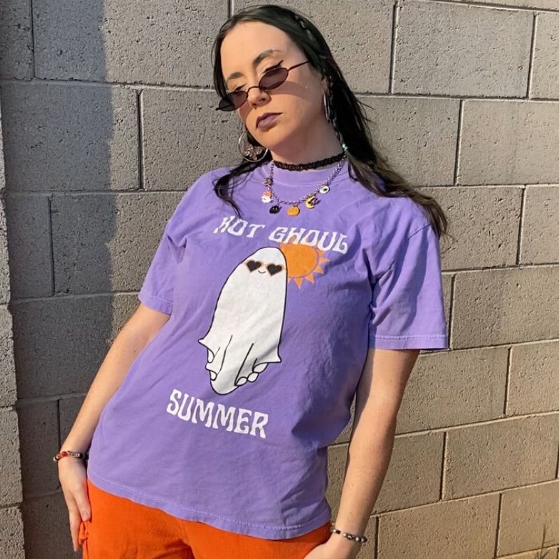 Hot Ghoul Summer Tee, Summerween T-Shirt