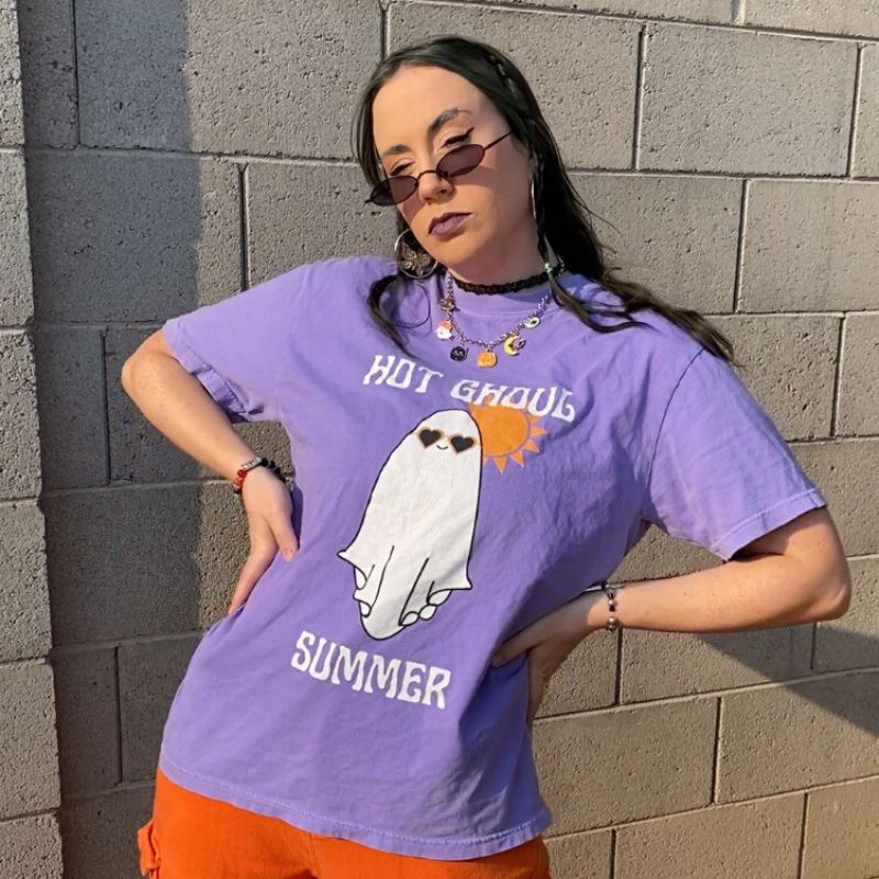 Hot Ghoul Summer Tee, Summerween T-Shirt