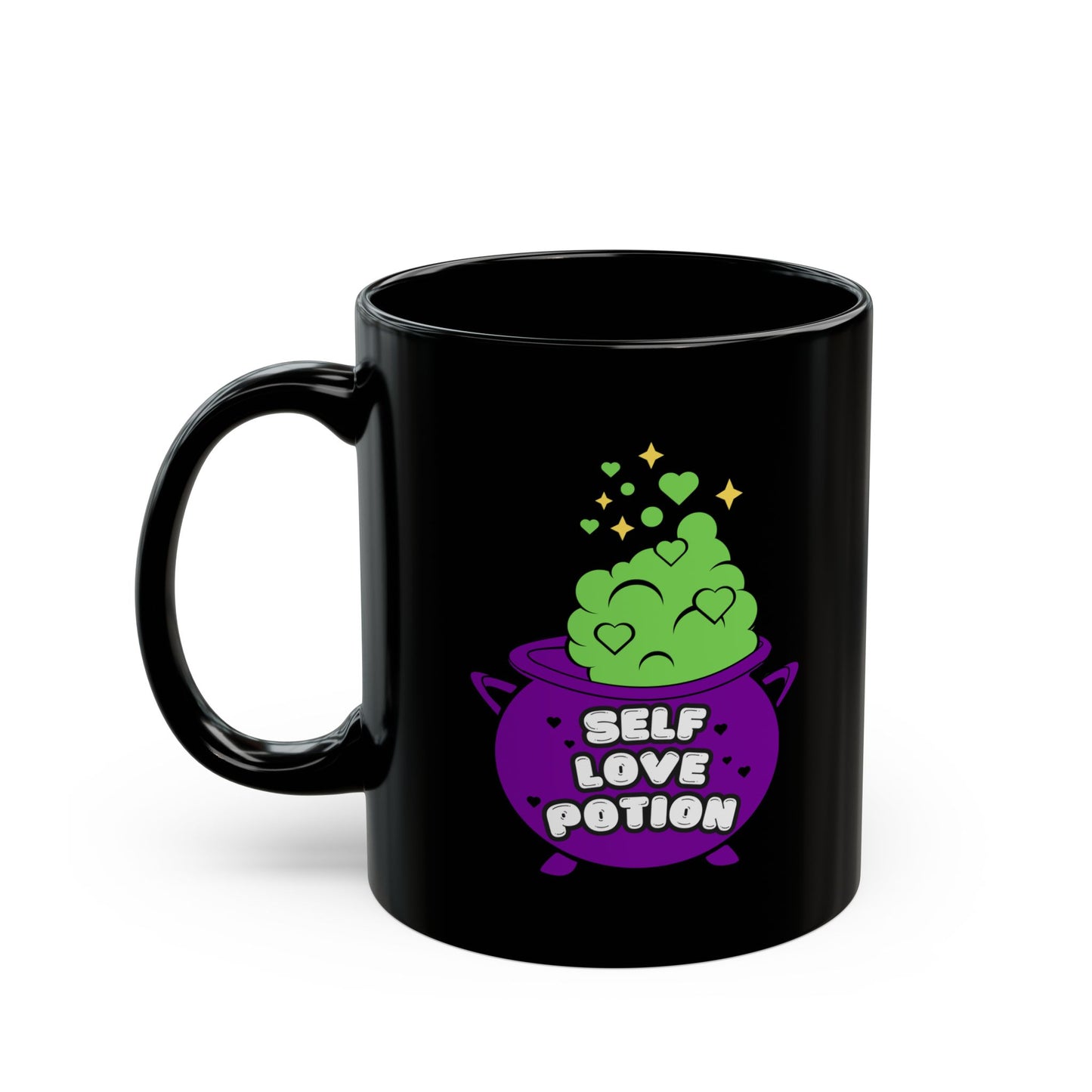 Self Love Potion 11oz Coffee Mug (BLACK)