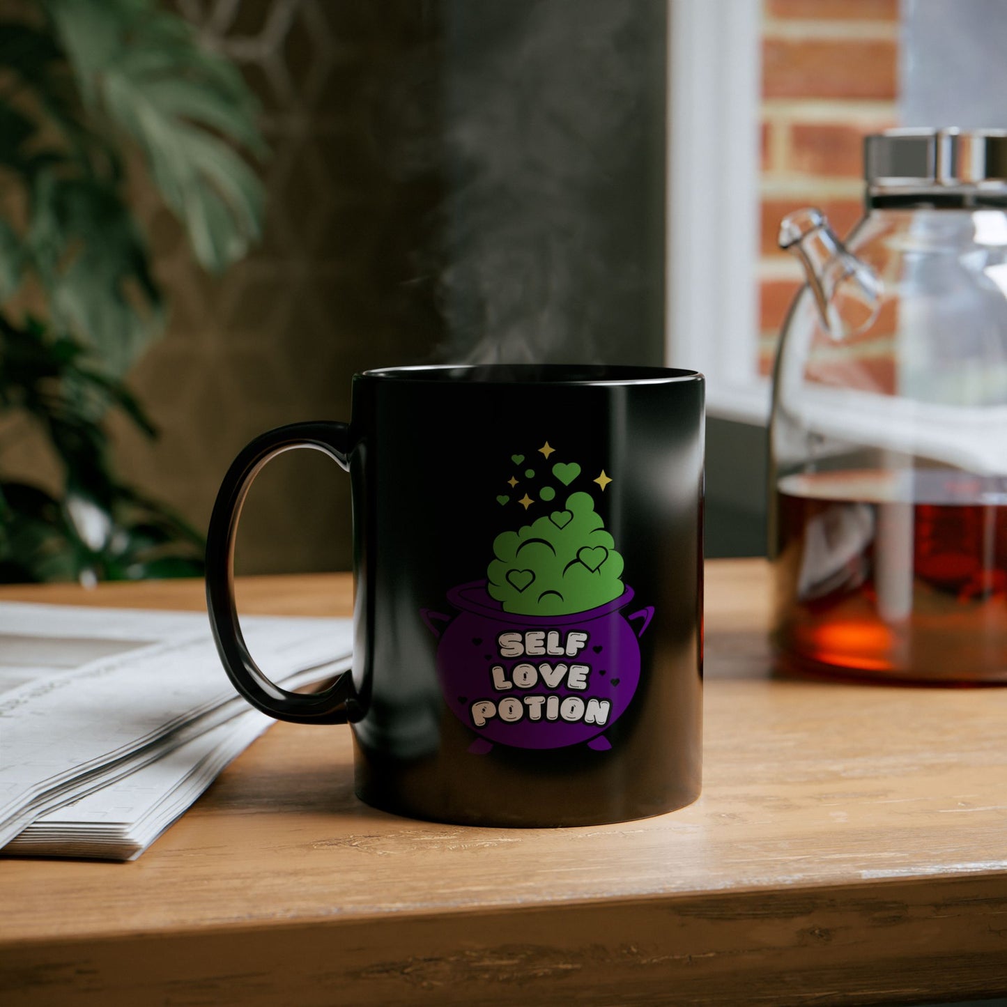Self Love Potion 11oz Coffee Mug (BLACK)
