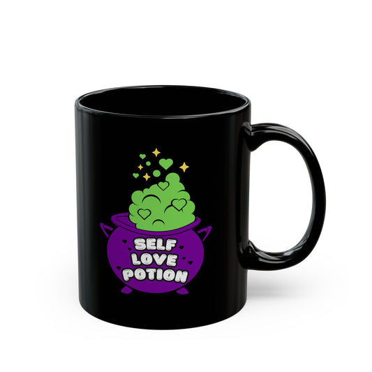 Self Love Potion 11oz Coffee Mug (BLACK)
