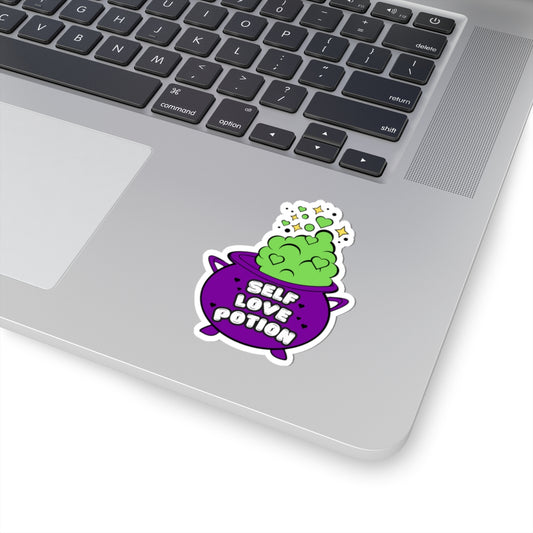 Self Love Potion Sticker | Positive Witchy Vibes Decal for Self-Care Enthusiasts