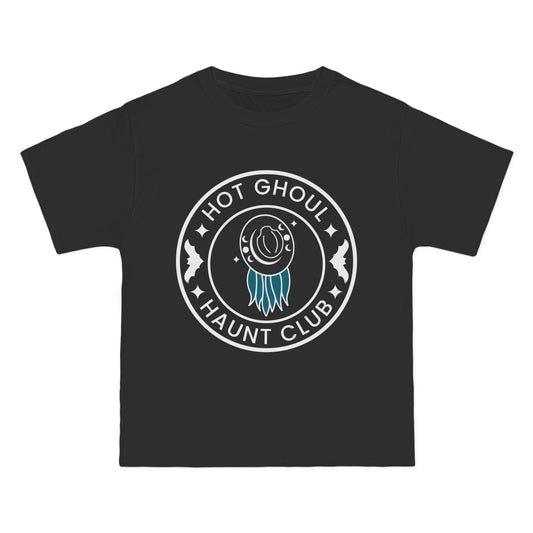 Hot Ghoul Haunt Club Boxy T-Shirt 3XL-6XL (BLACK)