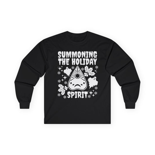 Summoning the Holiday Spirit Long Sleeve Tee