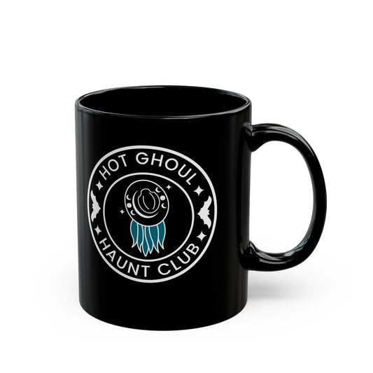 Hot Ghoul Haunt Club 11oz Coffee Mug (BLACK)