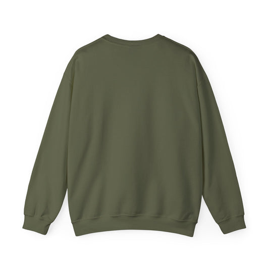 Sweater Weather Skeleton Halloween Crewneck Sweatshirt (FOREST GREEN)