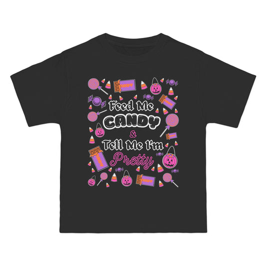 Feed Me Candy Boxy T-Shirt 3XL-6XL (BLACK)