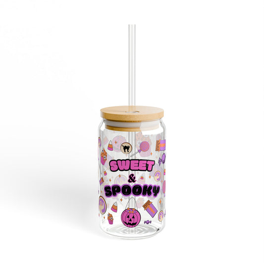 Sweet & Spooky 16oz Halloween Sipper Glass