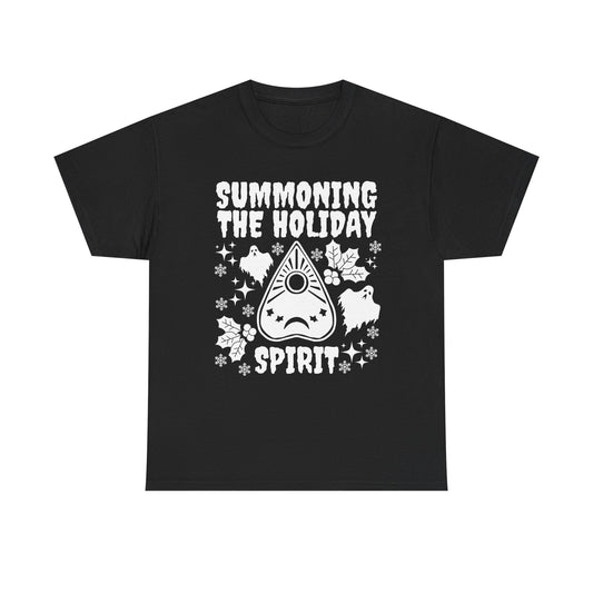 Summoning the Holiday Spirit Unisex T-Shirt (BLACK)