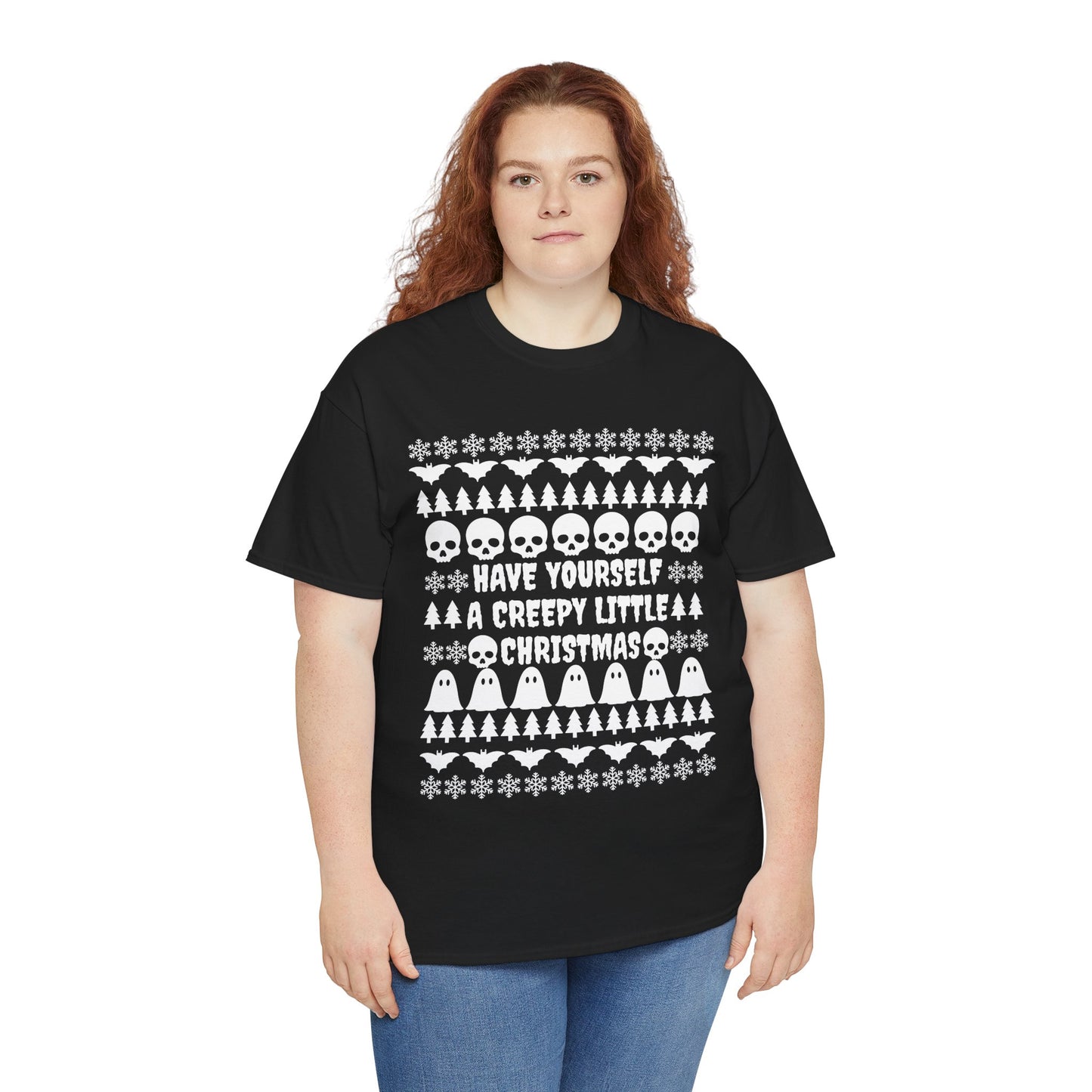 Have Yourself a Creepy Little Christmas Unisex T-Shirt (BLACK)